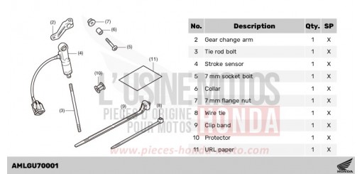KIT,QUICK SHIFTER CRF1100DR de 2024